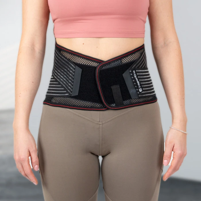 Поясничный пояс с самонагреванием inSPORTline Avochi - черный/XL