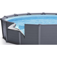 Бассейн каркасный Intex 26384 478 см 11в1, серый