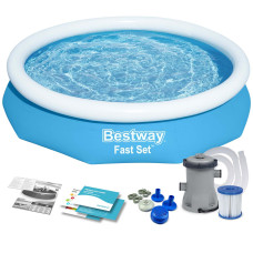 Бассейн надувной 9в1 Bestway 57458, 305 x 66 см