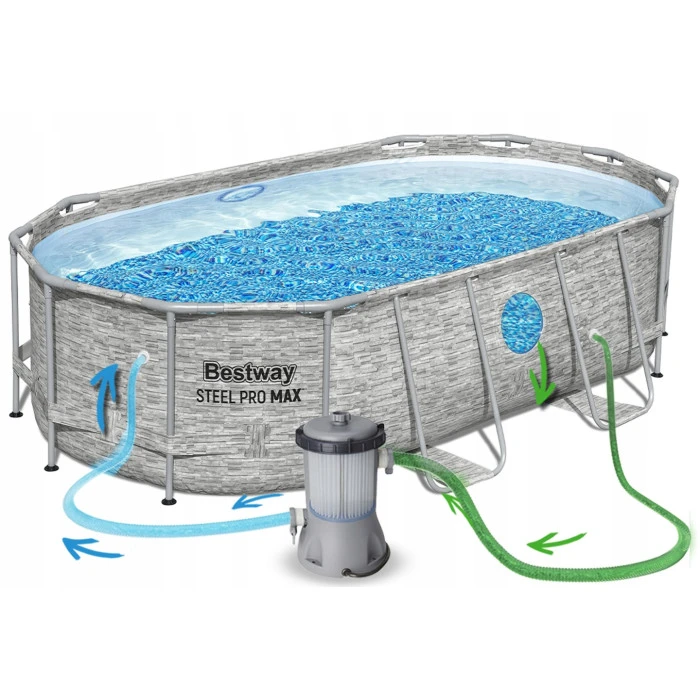 Бассейн каркасный Bestway 56714N 427 х 250 х 100 см