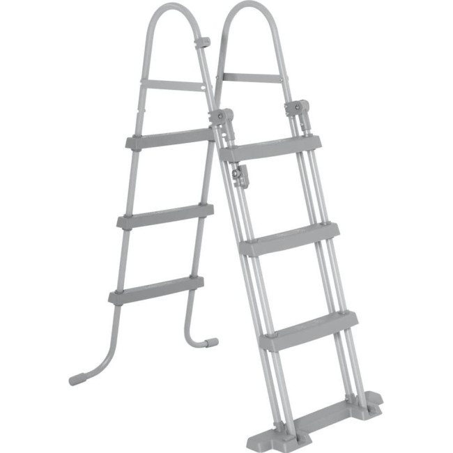 Бассейн каркасный овальный Bestway Power Steel 488x305x107 см серый