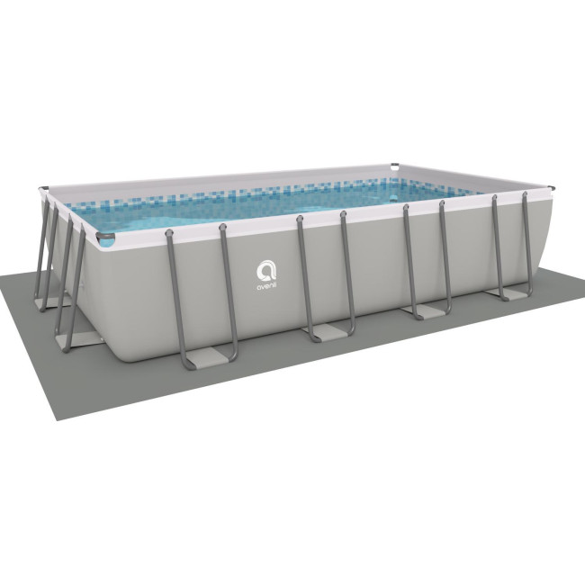 Басейн каркасний прямокутний 18в1 Avenli Garden 549x305x122 см KIT - сірий