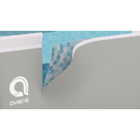 Бассейн каркасный прямоугольный 18в1 Avenli Garden 549x305x122 см KIT - серый