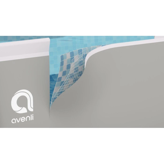 Бассейн каркасный прямоугольный 18в1 Avenli Garden 549x305x122 см KIT - серый