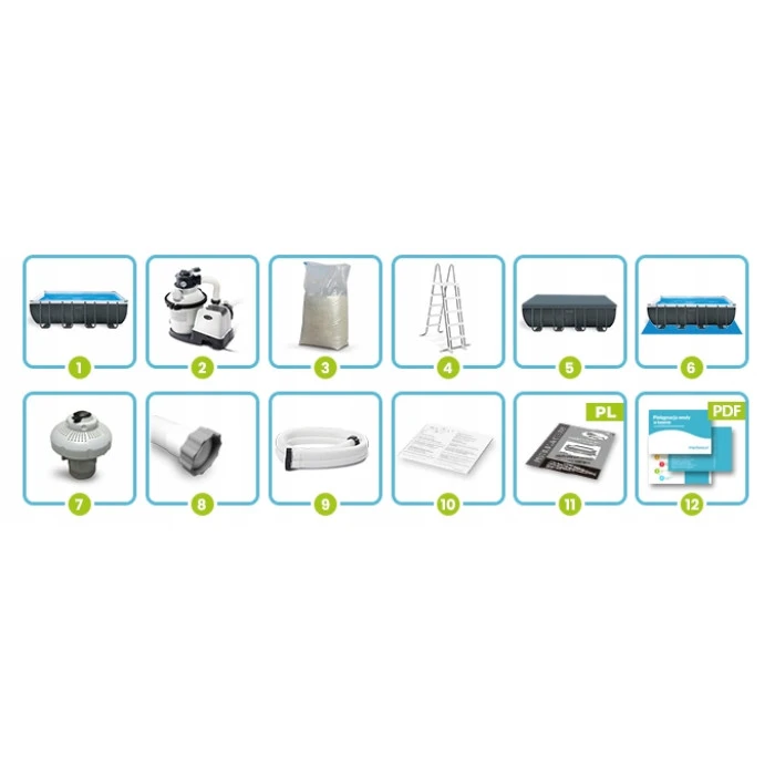 Бассейн каркасный 12в1 Intex 26356 549 х 274 х 132 см