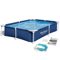 Бассейн каркасный прямоугольный Bestway 56401N, 221 x 150 x 43 см