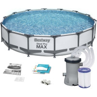 Бассейн каркасный 9в1 Bestway 56595 Steel Pro Max 427 см