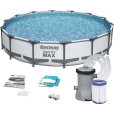 Басейн каркасний 9в1 Bestway 56595 Steel Pro Max 427 см