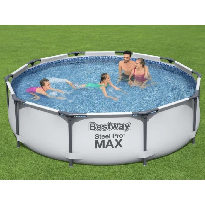 Басейн каркасний 3в1 Bestway 56408 Steel Pro Max 305 см