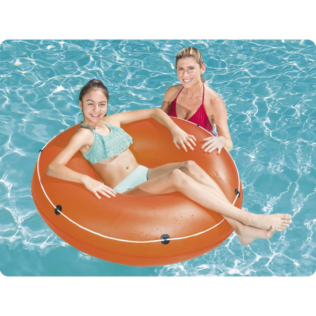 Круг надувной для плавания Bestway 36120 оранжевый, 119 см