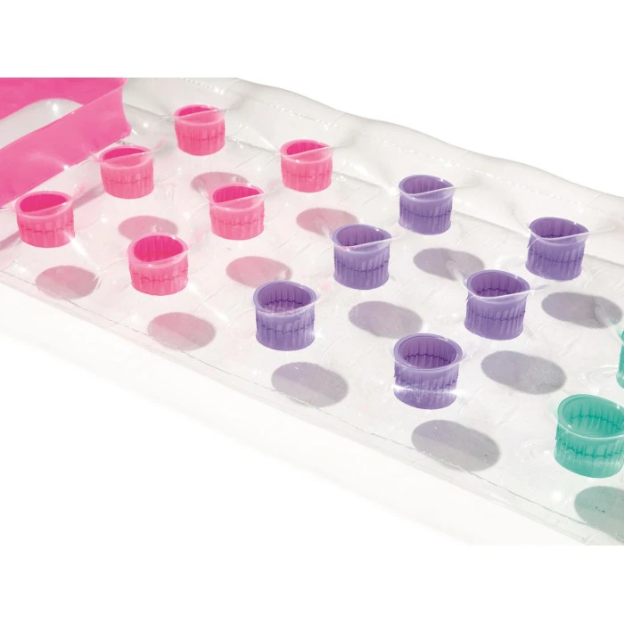 Матрас надувной пляжный с окошком Bestway 43040 прозрачный, 188 x 71 см