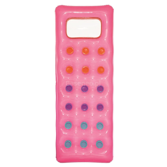 Матрац надувний пляжний з віконцем Bestway 43040 рожевий, 188 x 71 см