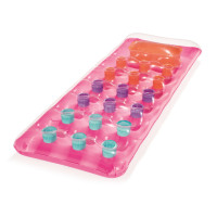 Матрац надувний пляжний з віконцем Bestway 43040 рожевий, 188 x 71 см