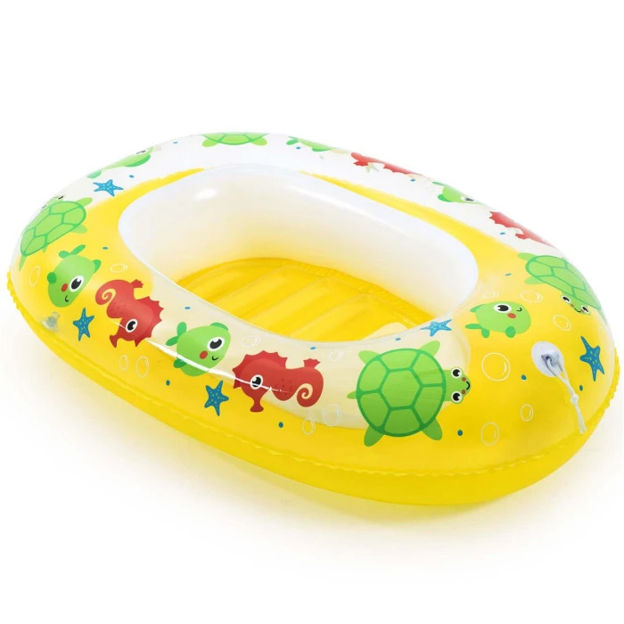 Пліт надувний для плавання Bestway 34037 жовтий, 102 x 69 см