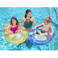 Надувной плотка для плавания Bestway 34037 желтый, 102 x 69 см.