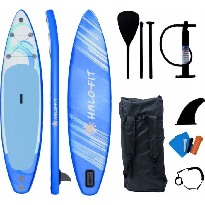 Надувная SUP доска (Сапборд) Halo-Fit SUP11 335 голубая