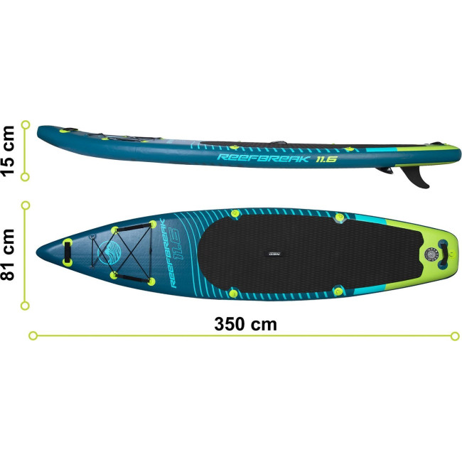 Надувная SUP доска (Сапборд) NeoSport 170300 Reefbreak 350