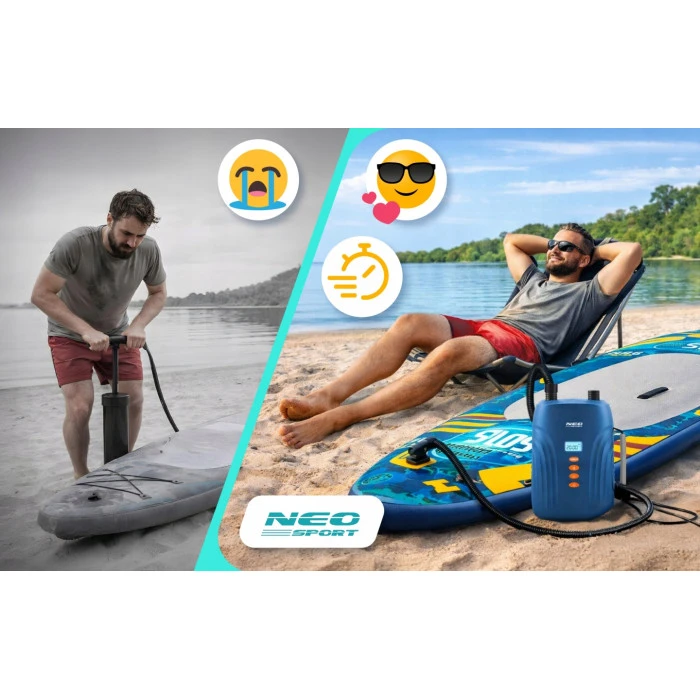 Насос электрический для надувной лодки SUP Neo-Sport NS-713