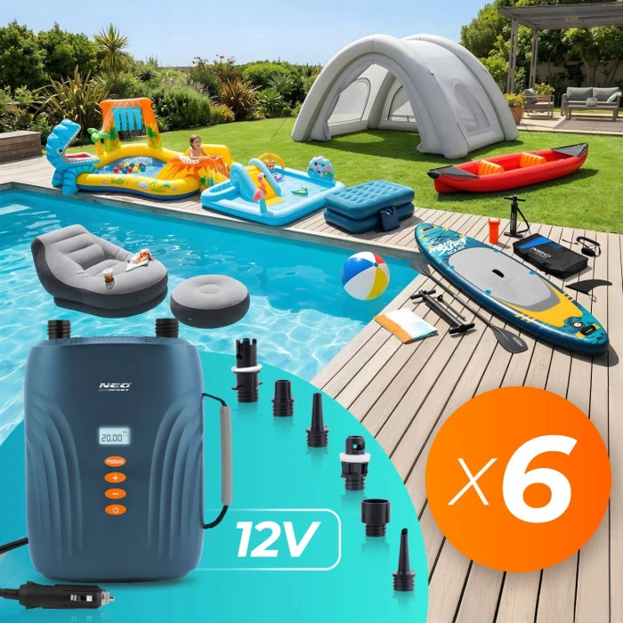 Насос электрический для надувной лодки SUP Neo-Sport NS-713