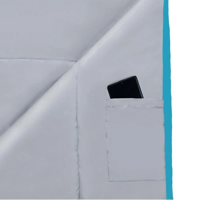 Спальный мешок NILS CAMP NC2012 серо-голубой