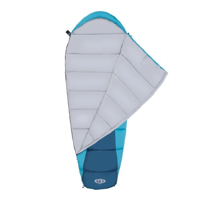 Спальный мешок NILS CAMP NC2012 серо-голубой