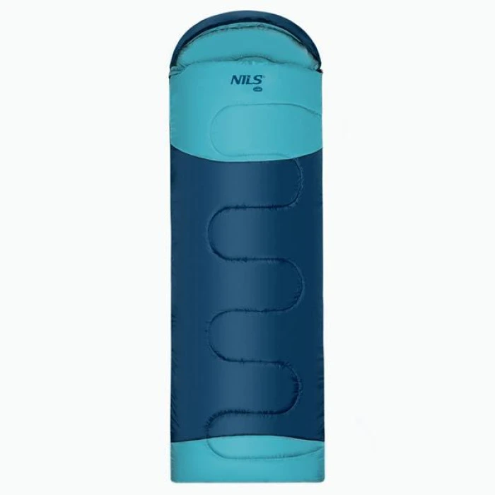 Спальный мешок размер L NILS CAMP NC2008 сине-голубой