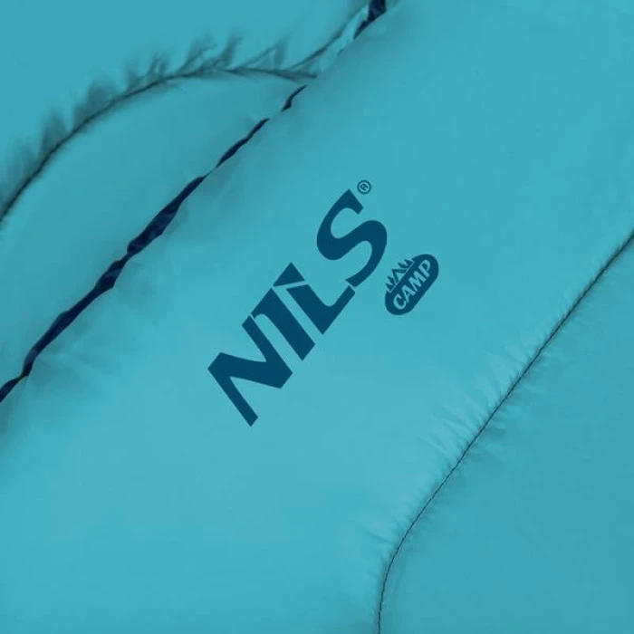 Спальный мешок размер L NILS CAMP NC2008 сине-голубой