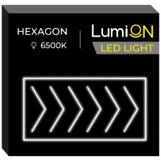 Світильник світлодіодний трикутний LumiOn L0-7, 485 x 244 см