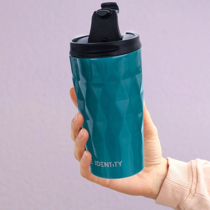 Термокружка IDENTITY 430 мл - бирюзовая