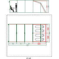 Туристичний намет Coleman Meadowood 4 Long