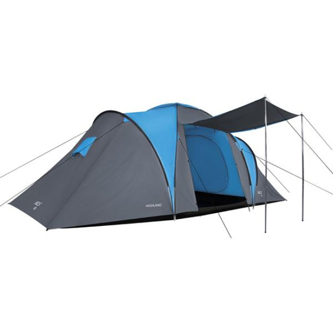 Кемпинговая палатка NILS CAMP NC6031 HIGLAND серо-голубая