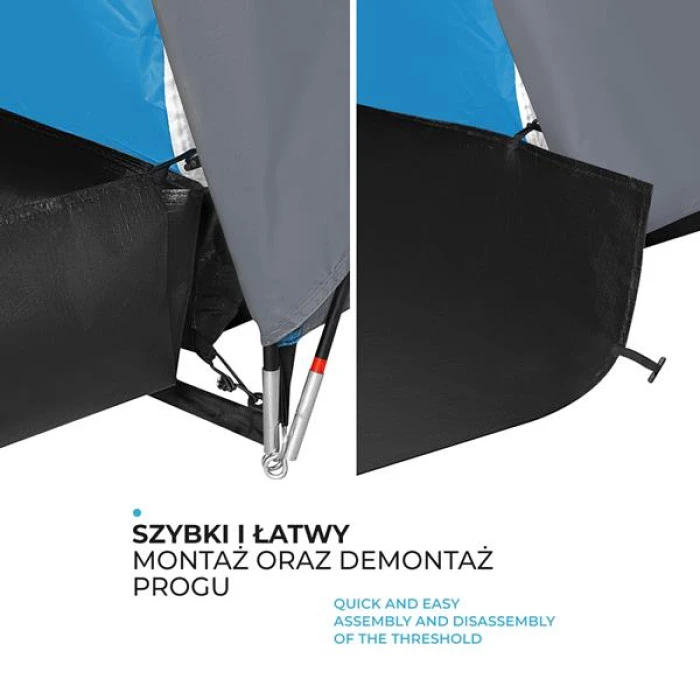 Кемпинговая палатка NILS CAMP NC6031 HIGLAND серо-голубая