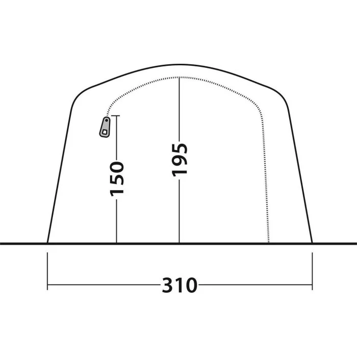 Туристическая палатка Outwell Parkdale 4PA