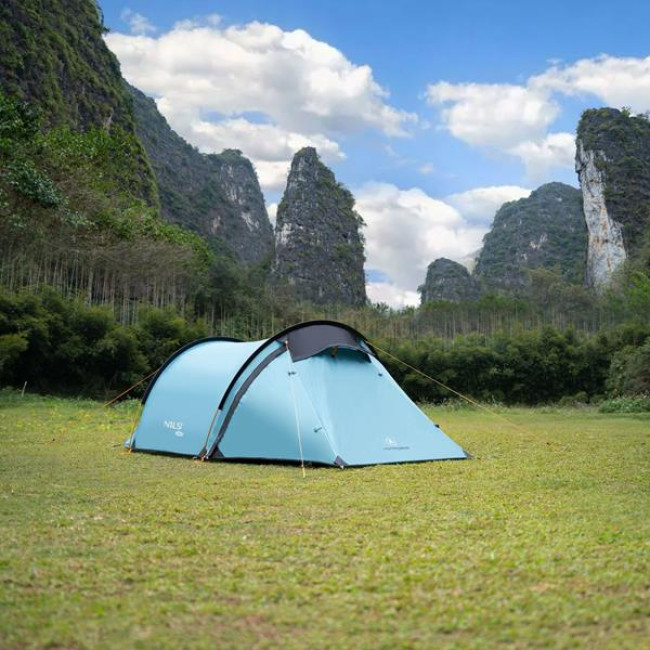 Кемпинговая палатка NILS CAMP NC6003 NORTH PEAK голубой