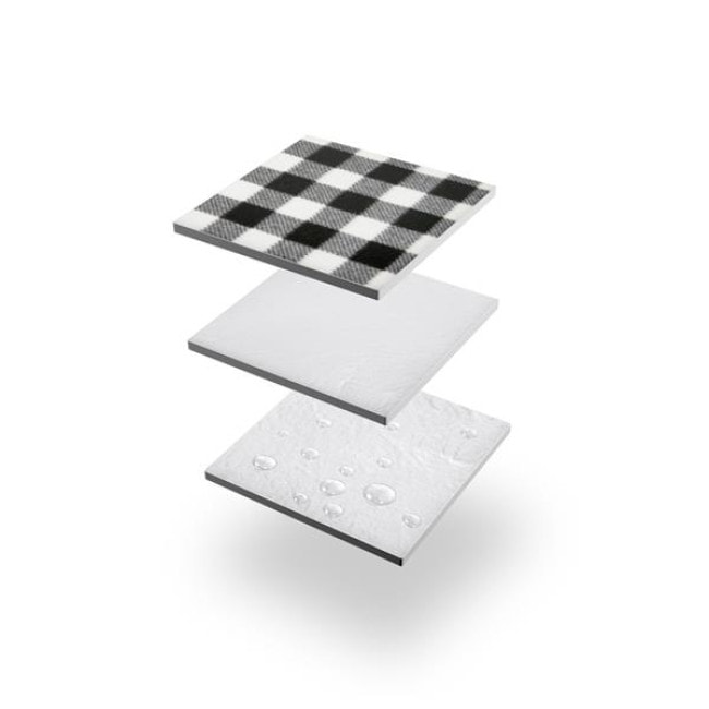 Килимок для пікніка NILS CAMP NC2311 200 x 200 см, чорно-білий