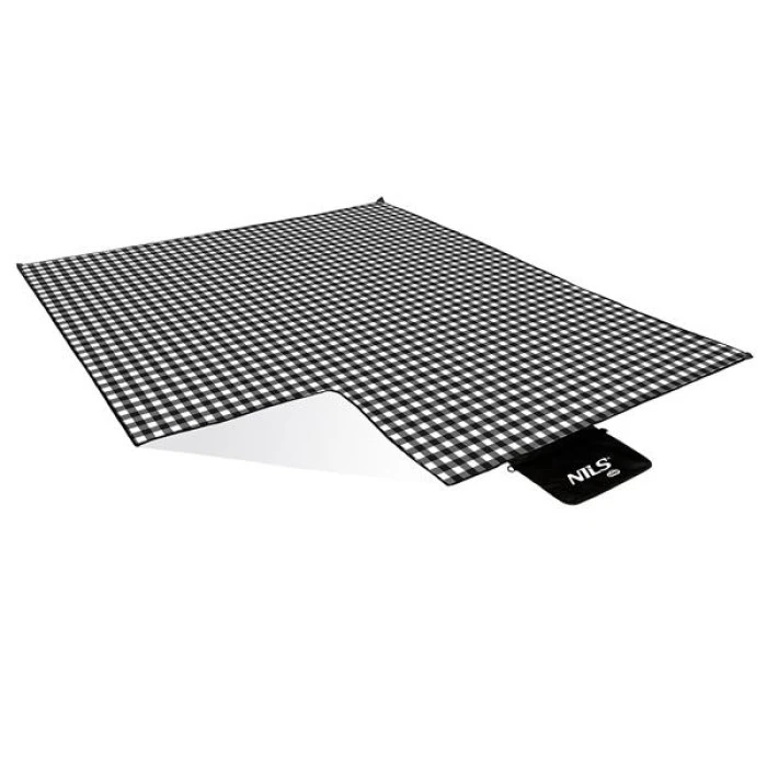 Коврик для пикника NILS CAMP NC2311 200 x 200 см черно-белый
