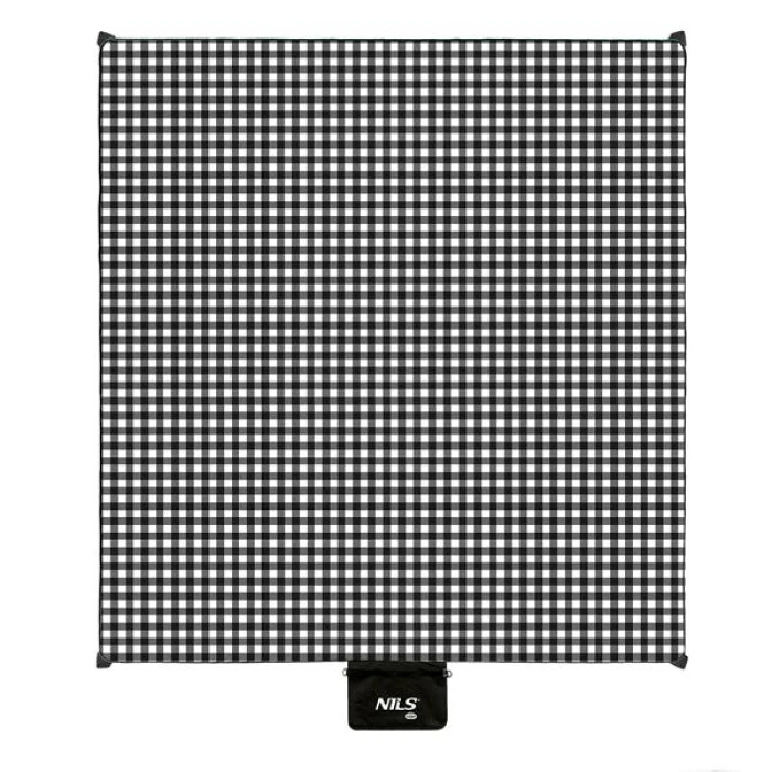 Коврик для пикника NILS CAMP NC2311 200 x 200 см черно-белый
