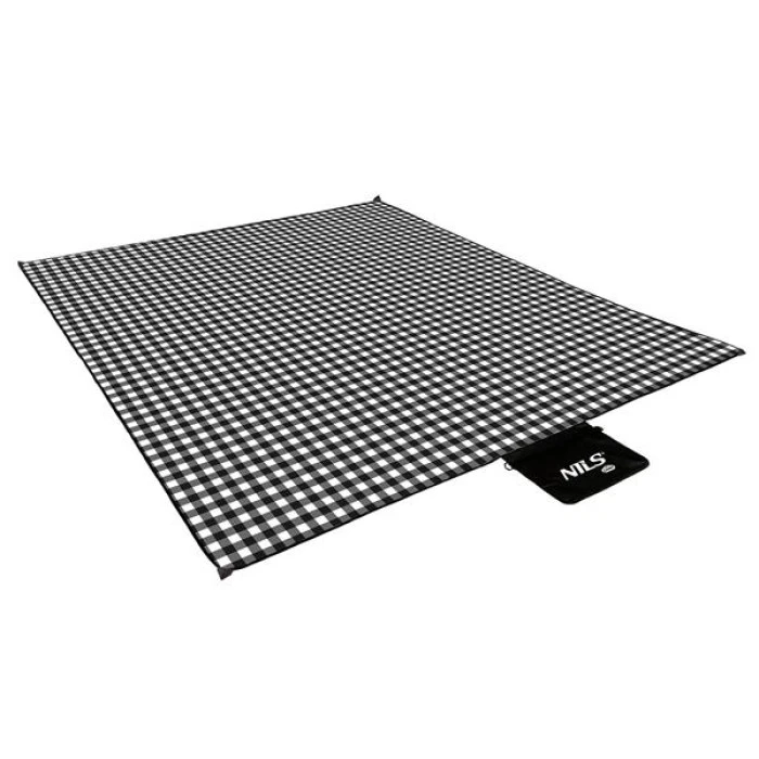Коврик для пикника NILS CAMP NC2311 200 x 200 см черно-белый