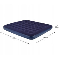 Матрац надувний Jilong King 203x183x22 см, синій