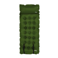 Килимок самонадувний NILS CAMP NC4018, 188 х 66 х 3,5 см - темно-зелений