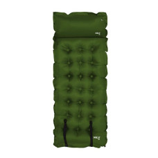 Коврик самонадувающийся NILS CAMP NC4018, 188 х 66 х 3,5 см - темно-зеленый