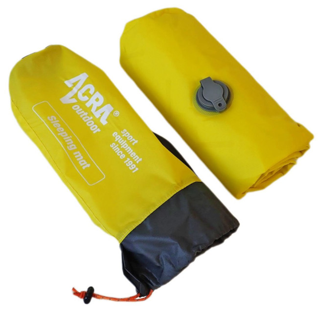 Матрац надувний ACRA L48-ZL 188х55 см, жовтий