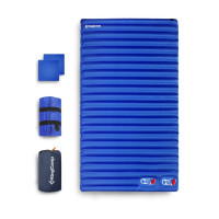 Матрац надувний KingCamp KM3589 з насосом 193x137х10 см, синій