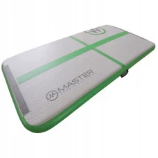 Мат гімнастичний надувний MASTER, 200 x 100 x 10 см, сіро-зелений