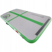 Мат надувной гимнастический MASTER, 200 x 100 x 10 см, серо-зеленый.