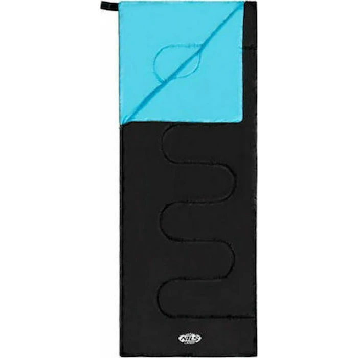 Спальний мішок NC2002 NILS CAMP - чорно-блакитний