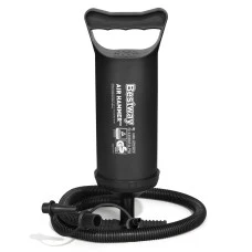 Надувной матрас Bestway 67374 с насосом 203 x 152 см, синий.