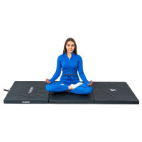 Мат гімнастичний THUNDER MG-03, 197 х 90 х 5 см, чорний