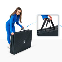 Мат гімнастичний THUNDER MG-03, 197 х 90 х 5 см, чорний