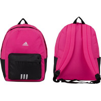 Школьный спортивный рюкзак Adidas adidas Classic Badge of Sport 3-Stripes розово-черный IK5723
